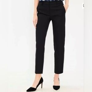 LOFT Marisa Cropped Black Pants 00